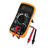 uxcell マルチメータ LCDデジタル XL830L プラスチックハウジング AC DCボルト オーム アンプ 4機能