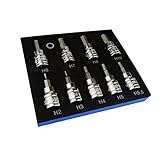 F Fityle 9点セット　六角シャンク ソケットセット 3/8インチ パワードライバ ドリルビット アダプター