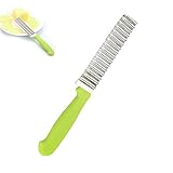 elfishjp 波形ナイフ ステンレス製 ポテトやチーズの飾り切り　ジャガイモカッター 野菜ナイフ クリンクルカッター コルゲートカッター スライスナイフ キッチンツール