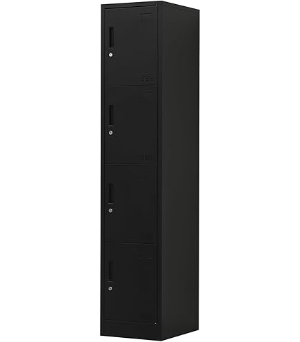 Amazon.co.jp: ロッカー 4人用 鍵付き 2列2段 スチールロッカー