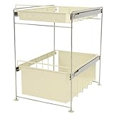 ビーワーススタイル シンク下ラック 幅32 高さ47cm 2段 ホワイト YA-810048