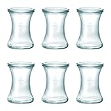 WECK キャニスター ガラスキャニスター 保存容器 保存瓶 WE-996-6 (DELIKATESSEN 330ml 6個セット)