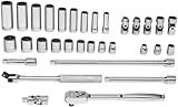 Williams WSB-32FTB 32-Piece 3/8-Inch Drive Socket and Drive Tool Set with Toolbox by Williams