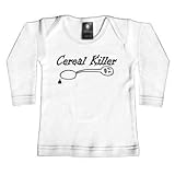 反乱インクベビー359wls1824穀物Killer- 18-24月ホワイトロングスリーブTシャツ