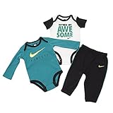 ナイキ（ナイキ） HNBYロンパースボーイBLK 56B410-023 （グリーン×ネイビー/７０/Jr）