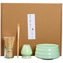 八女抹茶 4点セット Amazon｜JIKANNOYA 抹茶セット お点前セット 4点