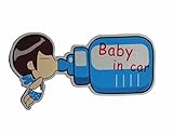 自動車用 反射ステッカー セーフティーサイン baby in car 高輝度 反射シール flying baby｢400-0029｣