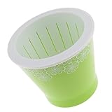 Perfk 植物栽培鉢　底面給水機能　プランター　現代風　フラワーポット　全9種選択　 - 緑