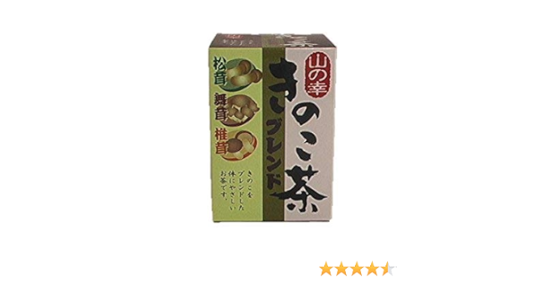 Amazon きのこ茶 ブレンド 松茸 舞茸 椎茸 70g入 １個 マン ネン 植物茶 通販