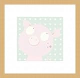 Barewalls Wall Decor by Nicola Evans, Pinky Piggy [並行輸入品]