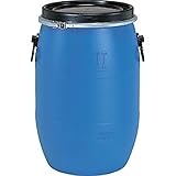 プラスチック　ドラム缶 オープンタイプ PDO 60L-1セット un有 ブルー プラ ポリ サンコー 【代不】