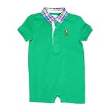 (ラルフローレン) Ralph Lauren ビッグポニーコットンショートオール グリーン 9m 70 [並行輸入品]