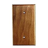 Sierra Lifestyles Traditional Switch Plate, 1 Blank, Black Walnut by Sierra Lifestyles