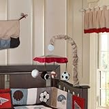 BabyFad Go Team Sports 10 Piece Crib Bedding Set by BabyFad