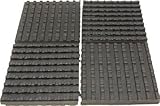 [N-8190101]ＷＡＫＩ　ＨＹＰＥＲ防振ゴム　１０Ｘ７５Ｘ７５ｍｍ　（４個入） EGH002