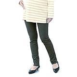 マタニティ ツイル＆デニム レギンスパンツ カーキ サイズ：マタニティＬＬ