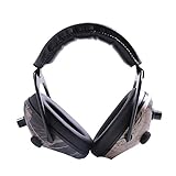Eleoption 防音イヤーマフ ヘッドホン 聴覚過敏に対応 遮音値27dB 軽量 耐摩素材 持ち運び便利 内蔵マイク 密閉型高音質 狩猟 勉強 騒音対策等様々な用途に対応 (迷彩)