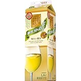 【糖質オフワイン】 サントリー 酸化防止剤無添加のおいしいワイン。糖質30%オフ 白 1.8L 紙パック [1800ml 日本]