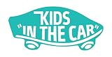 【全16色】人気!キッズ イン カー ステッカー!Kids in car Sticker /車用/シール/ Vinyl/Decal /バイナル/デカール/ステッカー/KIC-2 (ターコイズ) [並行