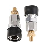 B Baosity エアポンプ クイックコネクタ メス タイヤ プレッシャーガン コンバーター　