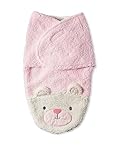 Chick Pea Swaddle Bag Sherpa Pink Bear 0-3 Months by Chick Pea [並行輸入品]