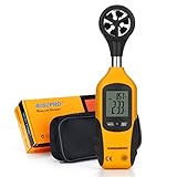 デジタル風速計 RISEPRO 温度測定可能 軽量 A5サイズ 携帯型 バッテリー付 高い精度 HT-81
