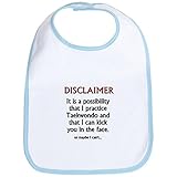 CafePress TKD Disclaimer Bib - Standard Sky Blue by CafePress