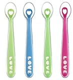Munchkin Silicone Spoon Blue & Pink, 4 Count by Munchkin [並行輸入品]