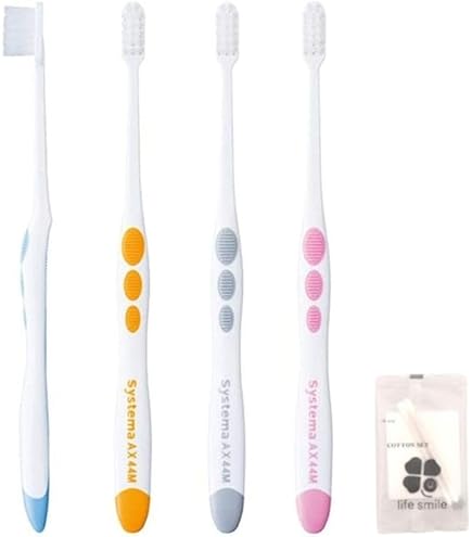 Amazon | ライオン システマAX 歯ブラシ × 4本 44M(コンパクト ふつう