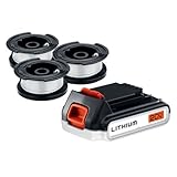 BLACK+DECKER LBXR2020-OPES3 Max Battery with 3 AFS-100 Spools, 20-volt [並行輸入品]