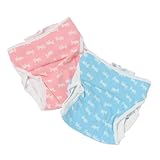 布おむつカバー 中ベルトタイプ ロバ柄 （ピンク/サイズ80）