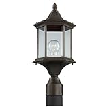 Sea Gull Lighting 82136-08 Ardsley Court Post Mount Light, Textured Rust Patina by Sea Gull Lighting