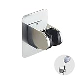 Pawaca おしゃれメタル シャワーホルダー シャワー フック 7角度調整可能 穴開け不要 取り付け簡単 一個