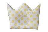 Seliyi ベビー枕 赤ちゃん用 王冠 まくら (イエロードット)
