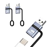 USB Type-C 変換アダプタ 3個セット USB 3.0 5Gbps Type C メス to USB オス 変換アダプター usb c to a QC3.0 急速充電 高速データ転送 が対応可能 iPhone 16 15 14 13 12、Airpods iPad 10 Air、Samsung Galaxy Typeタイプ CからUSB A充電器プラグケーブルコンバータ