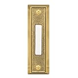 Heathゼニス715 g-1-c有線プッシュボタン、ゴールドFinish with Lightedホワイトセンターボタン