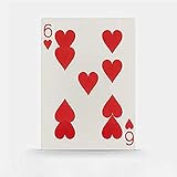 【手品 マジック】ムービングポイント カードチェンジマジック 近景マジック道具 (ハートの6 to 9)