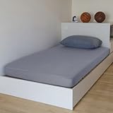 通気性と防水標準フィットシートとプロテクターサイズ: 75 " H x 38 " W x 12 " D、カラー:グレー