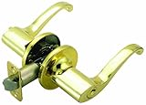 Design House 784892 Scroll Entry Leverset with 2-Way Latch, Polished Brass Finish Design House [並行輸入