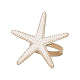 Starfish Whitewashed Napkin Ring