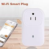 LEDMO Wifi Smart Power Plug Switch with iPhone and Android Smartphones App Control, White [並行輸入品]