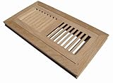 Welland 4 Inch x 12 Inch White Oak Hardwood Vent Floor Register Flush Mount Unfinished [並行輸入品]