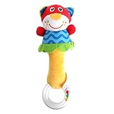 ea-stoneベビーキッドソフト動物モデルHandbellハンドルRattles Developmentalトイ, Cat