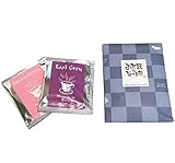 「コント・ド・フランスティーバッグ２ｐ」格子メッセージシール「お世話になりました」付きプチギフト