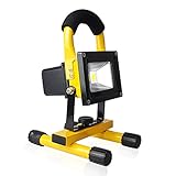 LEPOWER 10W/20W/30W　8H長時間型　充電式LED投光器　4400mAh　防雨対応　携帯式　LED作業灯　1年保証(10W)