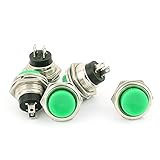 uxcell　押しボタンスイッチ　AC 125V 3A　SPST　1NO 1NC　24 x 20mm　5個入り