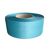 [グリーンプラ] PPバンド 再生バンド 幅12㎜×長さ3,000m エコマーク 自動梱包機用 梱包 結束 荷造り グリーンライトバンド EDH12 ブルー