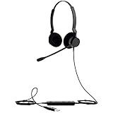 Jabra gn-netcom (2399 – 823 – 109 ) USB Quick Disconnect有線over the head片耳Supra AuralノイズキャンセリングヘッドセットwithリモートCall Control