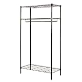 (ジェー.エス. ハンガー) J.S. Hanger ハンガーラック ワードローブ 棚付き キャスター付き JAEM-909B