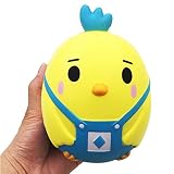 trimakeshopハンドヘルドCan Follow theハード変換の形状濡れソフト遅いリバウンド動物フルーツスタイルおもちゃ、携帯電話ペンダントバックパック装飾ソフトボール、キッズ誕生日ギフトパ
